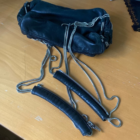 Alexander Wang Brenda Bag, soft leather, chain detail, VG condition, long strap - Picture 6 of 16